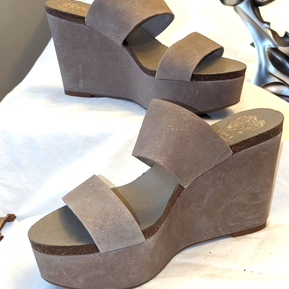 Vince Camuto Platform Wedge Slip On.